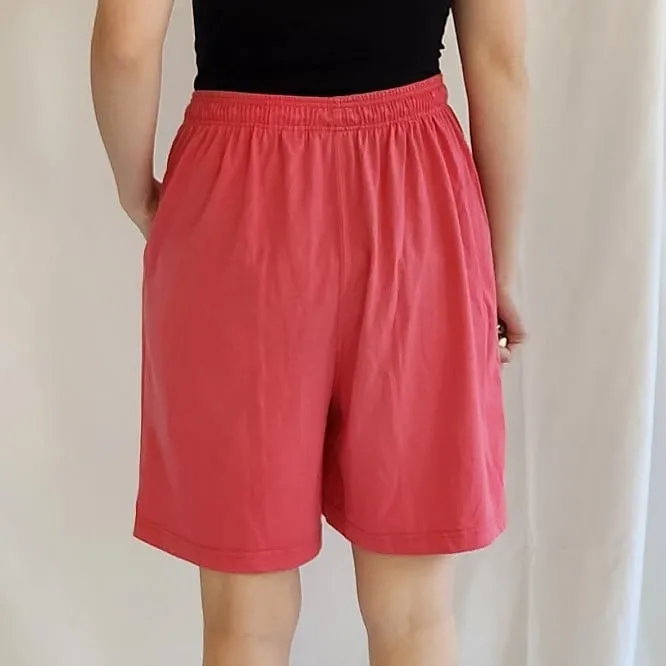 90s Pink Pull On Shorts
