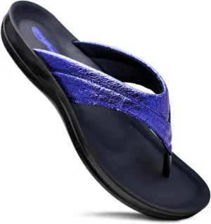 AEROTHOTIC Comfortable Arch Support Slingback Flats for Women Sandals Cute Soft T-Strap Toe Post Casual Fashion Dressy Flip Flops Vacation Essentials