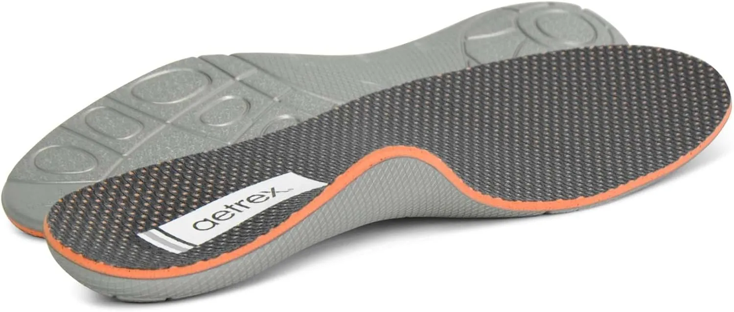 Aetrex Men's Performance Orthotic Shoe Insoles- Arch Support Inserts - Plantar Fasciitis Insoles