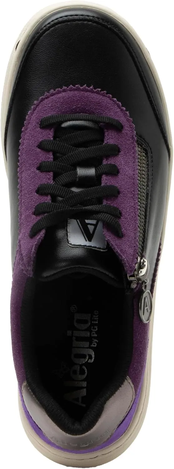 Alegria Women's Averie Zipper Platform Tennis Shoes