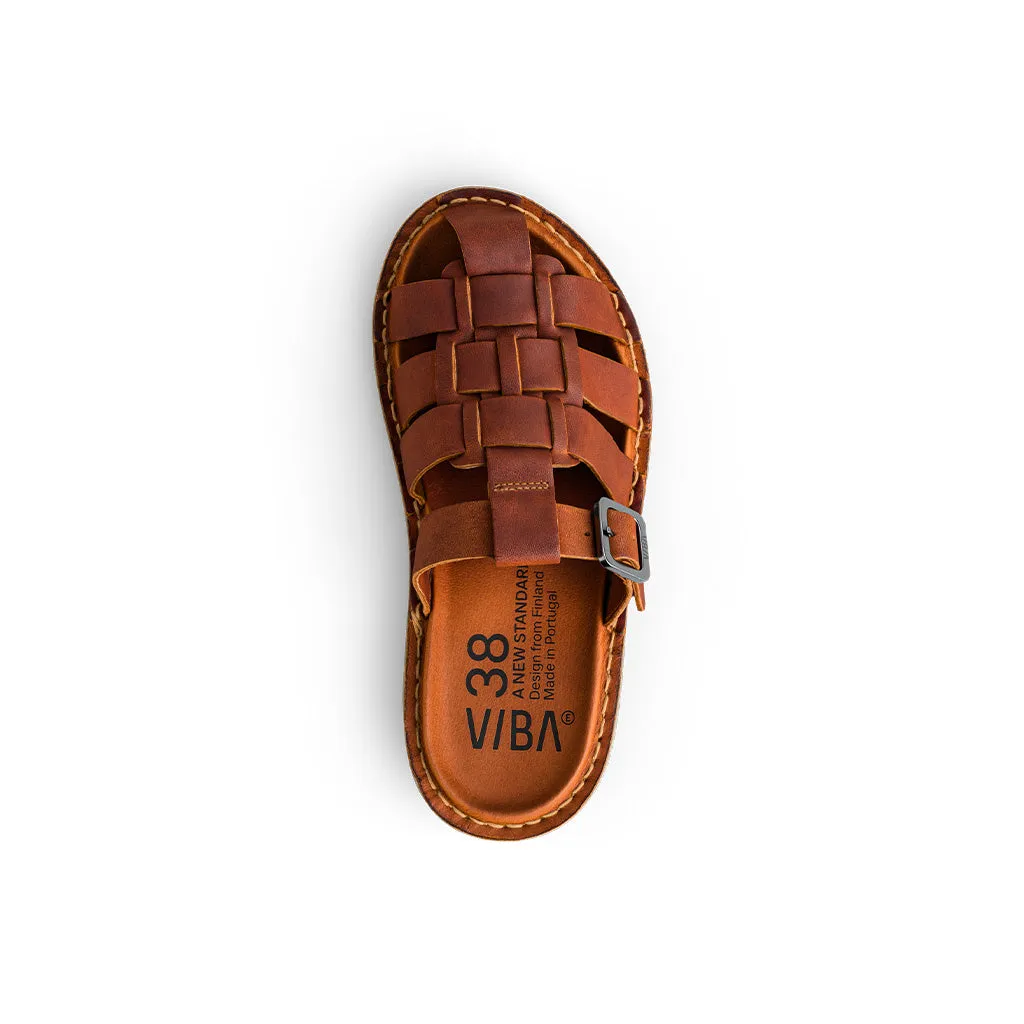 AMALFI Leather Cognac Brown