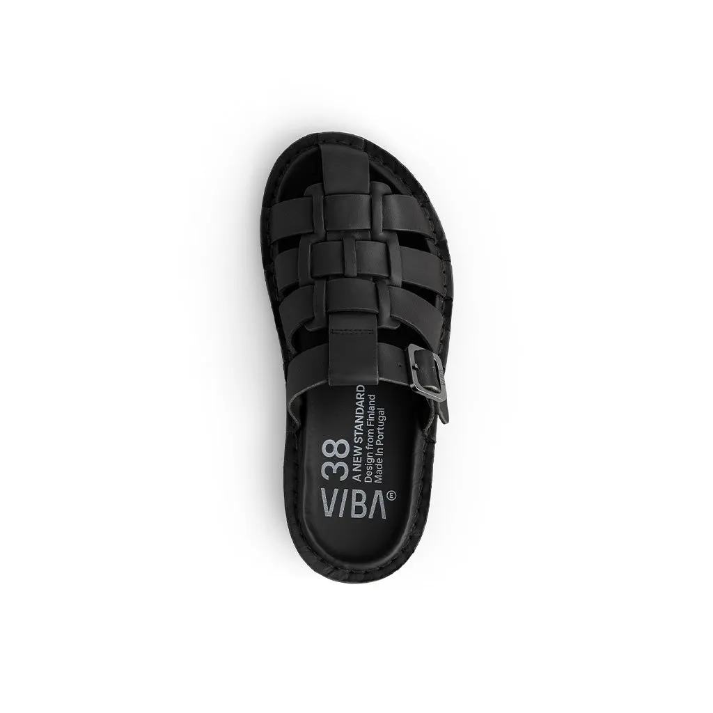 AMALFI Leather Preto Black