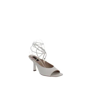 Aqua Women's Lunay Strappy Sandals White Size 6
