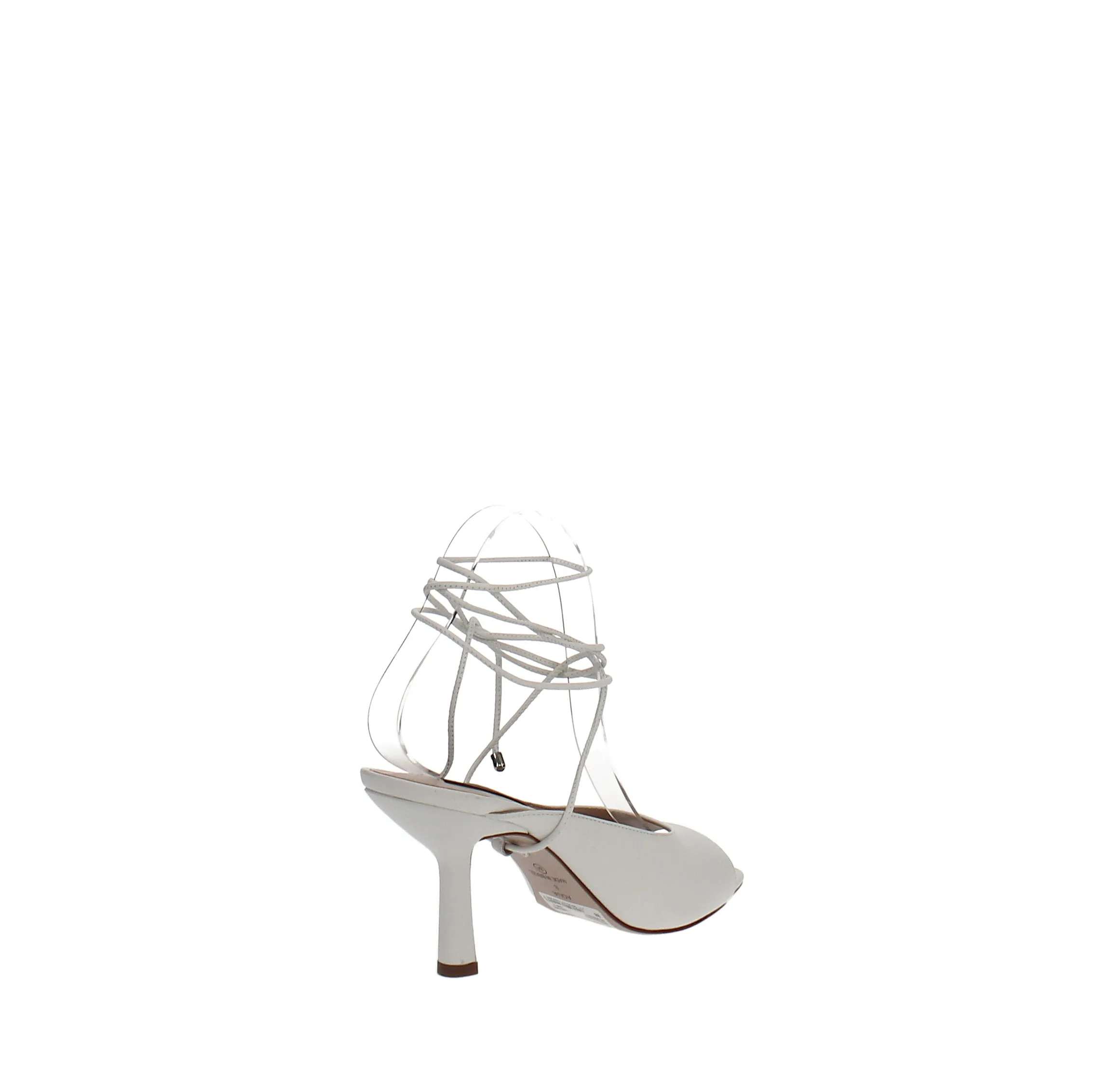 Aqua Women's Lunay Strappy Sandals White Size 6