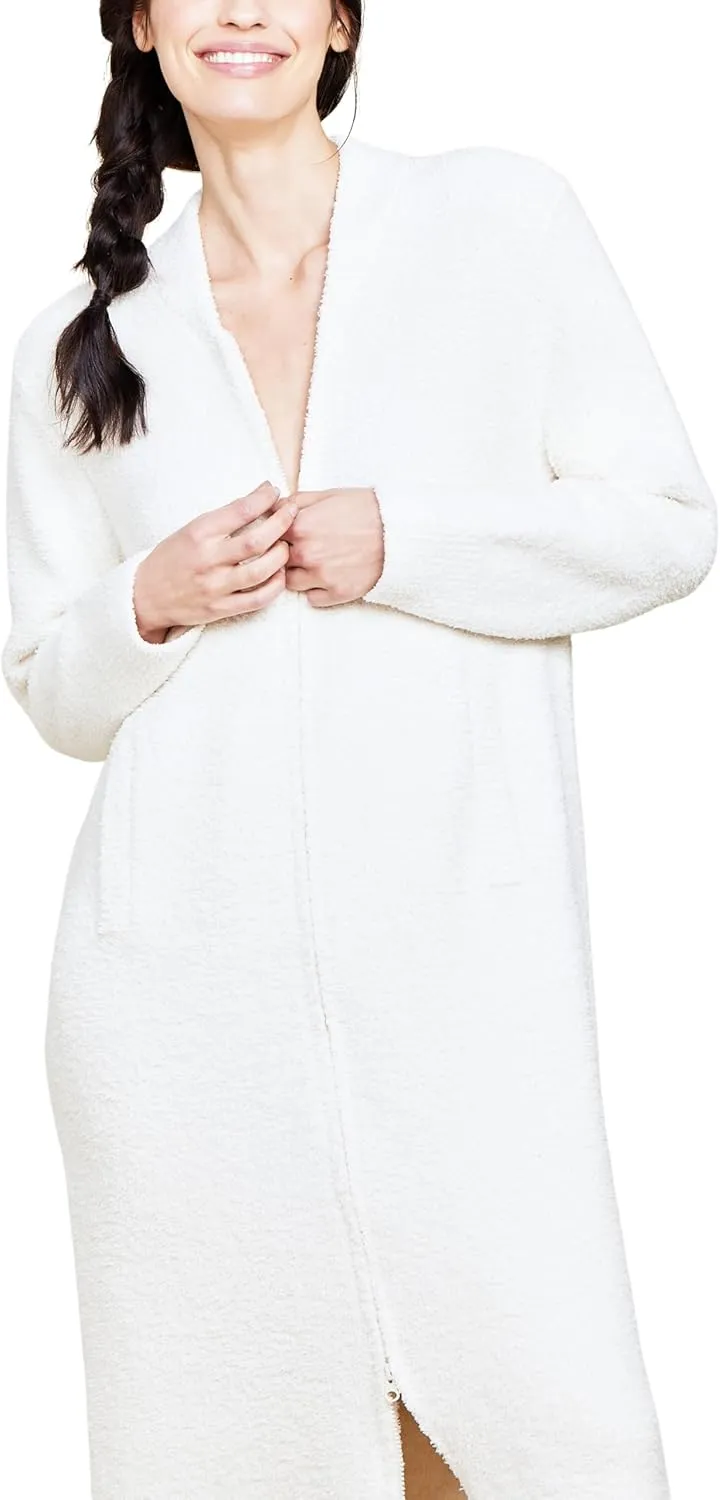 Barefoot Dreams Womens Cozychic Full Zip V-neck Lounger