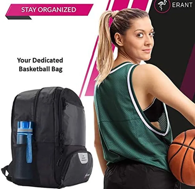 Basketball, Large Boys Soccer, Sports Soccer - Returning customer offer Secure Basketball & Separate Durable & Equipment Blue/Black & Gym Cleat Compartment for - Bag Design Athletic and - - - Volleyball Backpack Ball Girls -