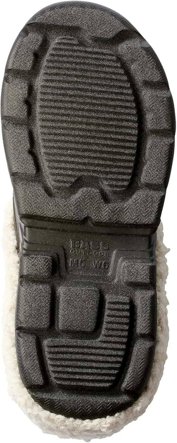 BASS OUTDOOR Women's Slippers – Protective Slides Lined with Fleece Flat Sandal