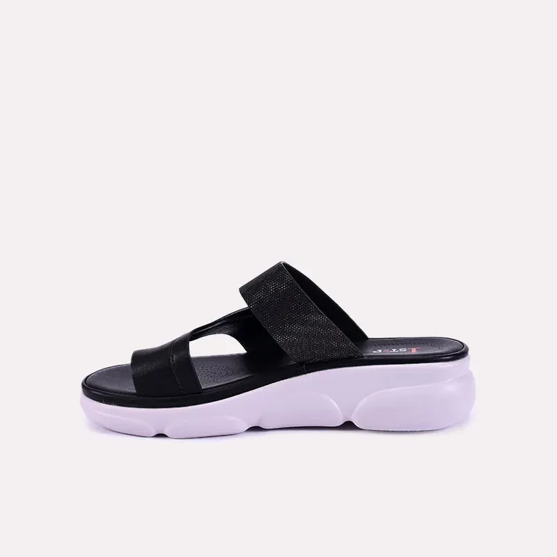 Bianca Black Comfy Slippers 0412607