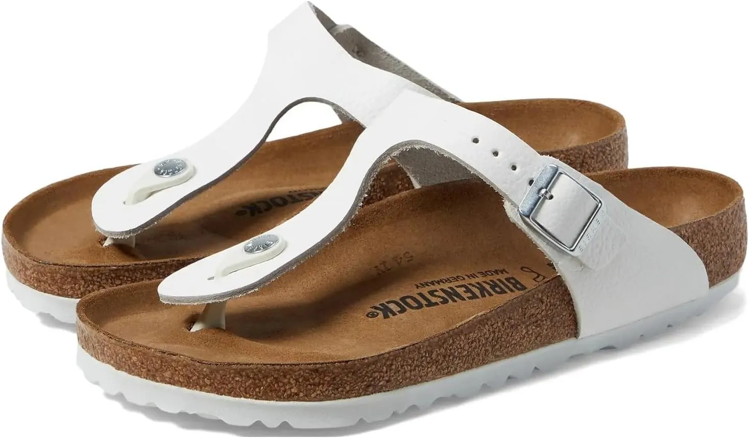 Birkenstock Women's Leather Gizeh Black Oil LTR