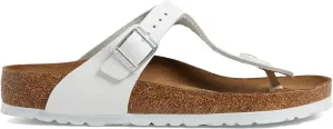 Birkenstock Women's Leather Gizeh Black Oil LTR