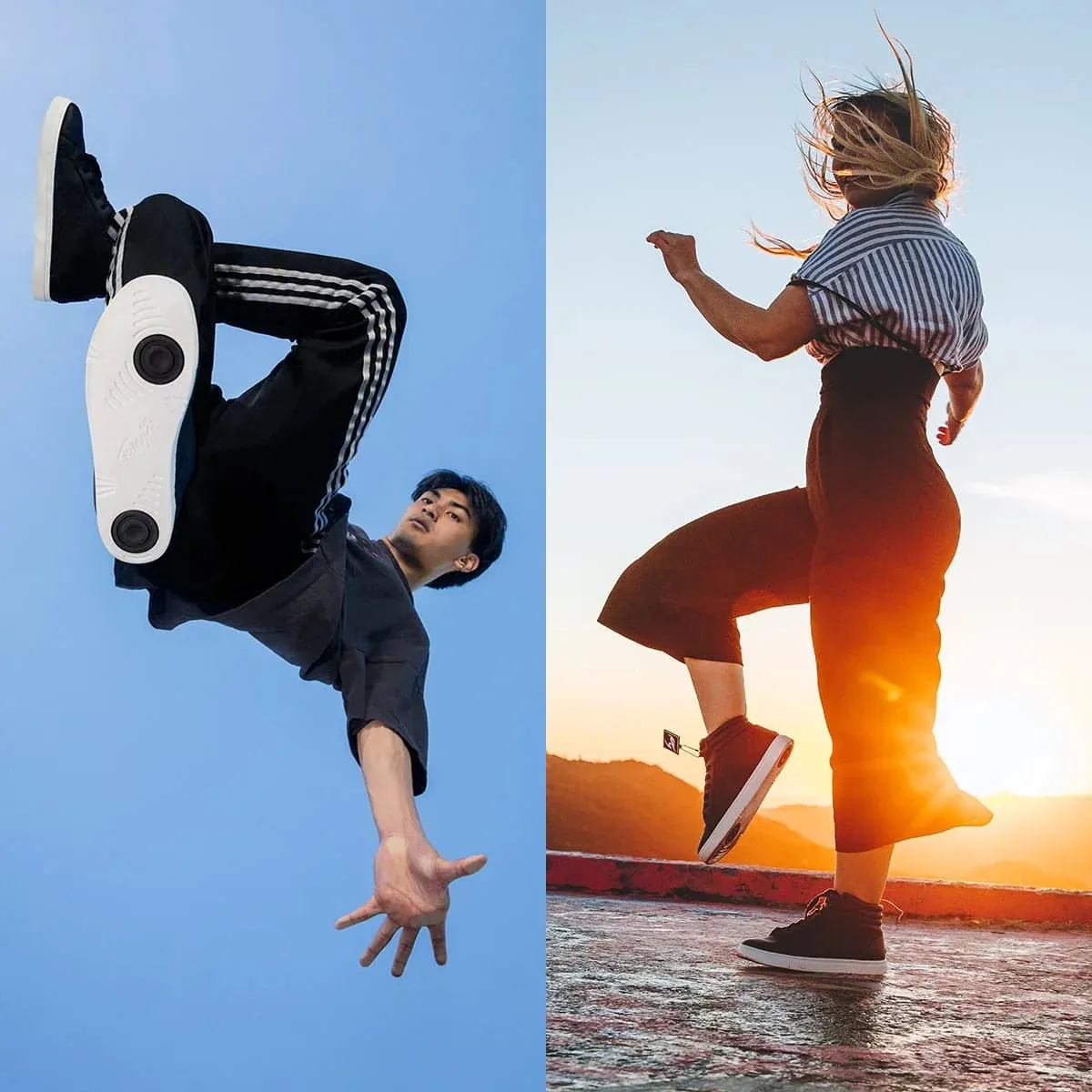 Black High-Top Dance Sneakers – Unisex Performance Style by Fuego