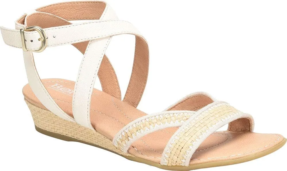 BORN Womens Strappy Leather Ankle Strap