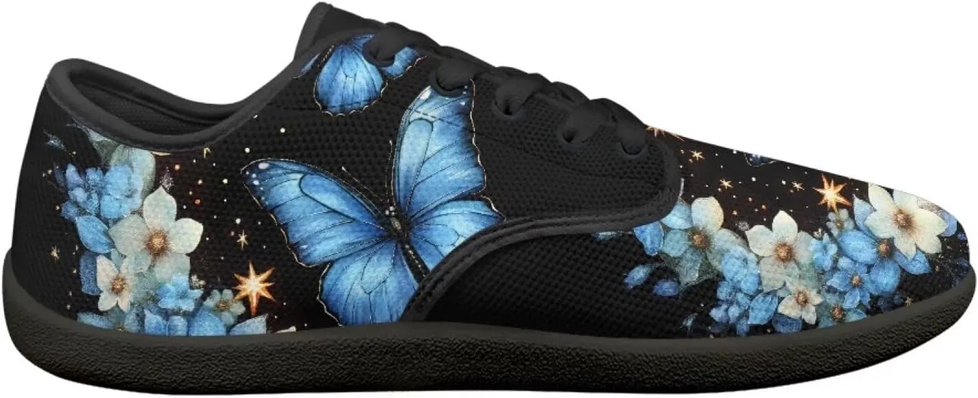 Butterfly Women's Casual Sneakers Barefoot Shoe Minimalist Womens Fashion Sneaker Comfort Casual Dress Shoes