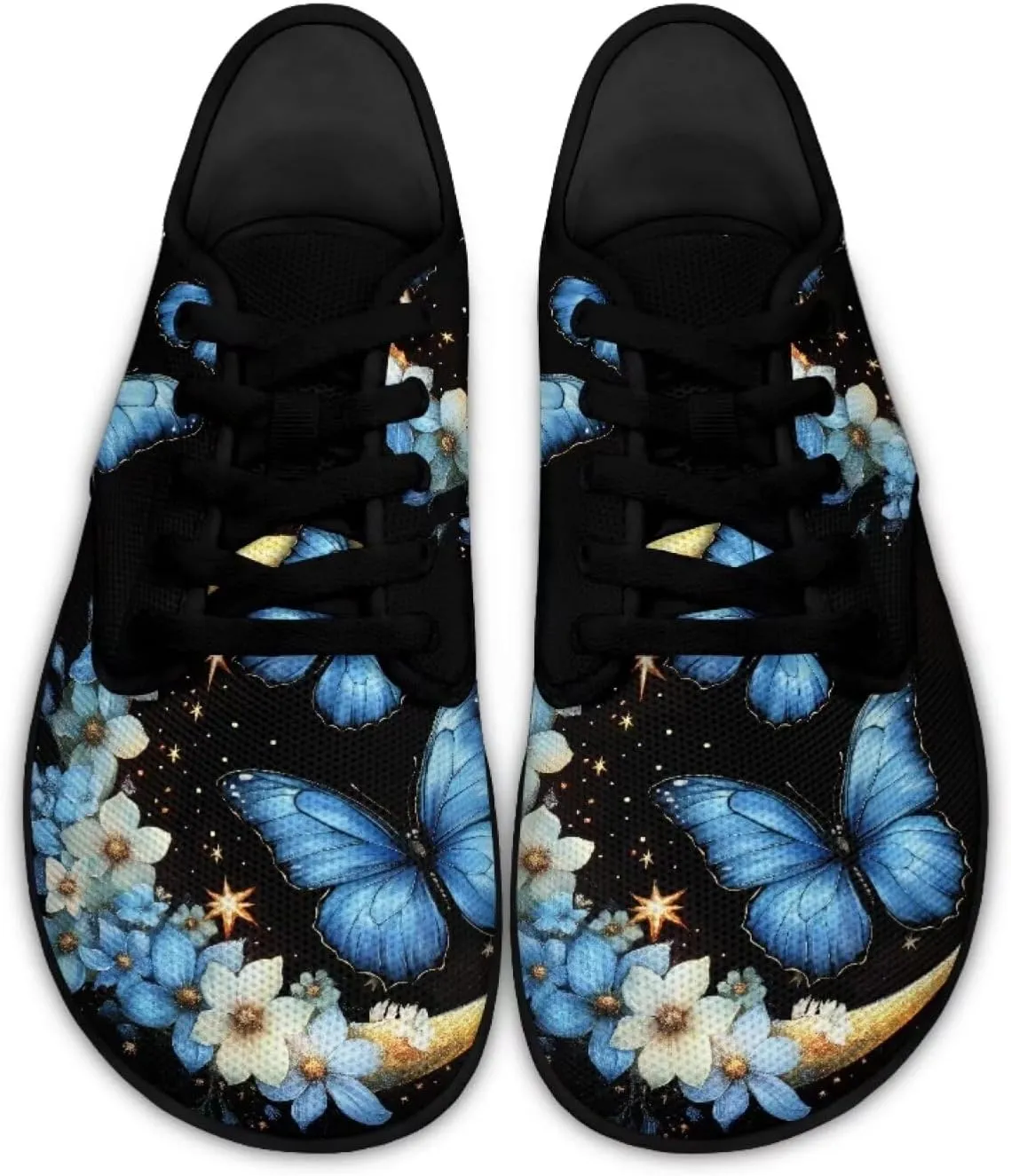 Butterfly Women's Casual Sneakers Barefoot Shoe Minimalist Womens Fashion Sneaker Comfort Casual Dress Shoes