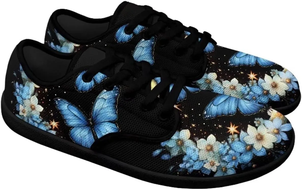 Butterfly Women's Casual Sneakers Barefoot Shoe Minimalist Womens Fashion Sneaker Comfort Casual Dress Shoes