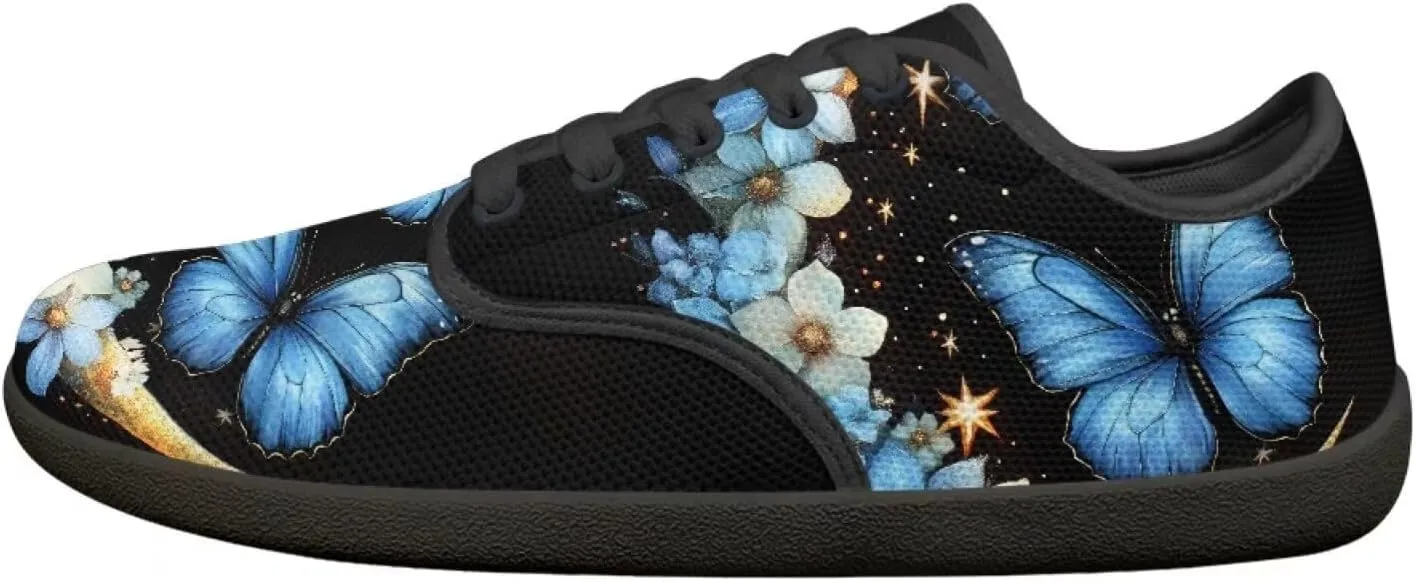 Butterfly Women's Casual Sneakers Barefoot Shoe Minimalist Womens Fashion Sneaker Comfort Casual Dress Shoes