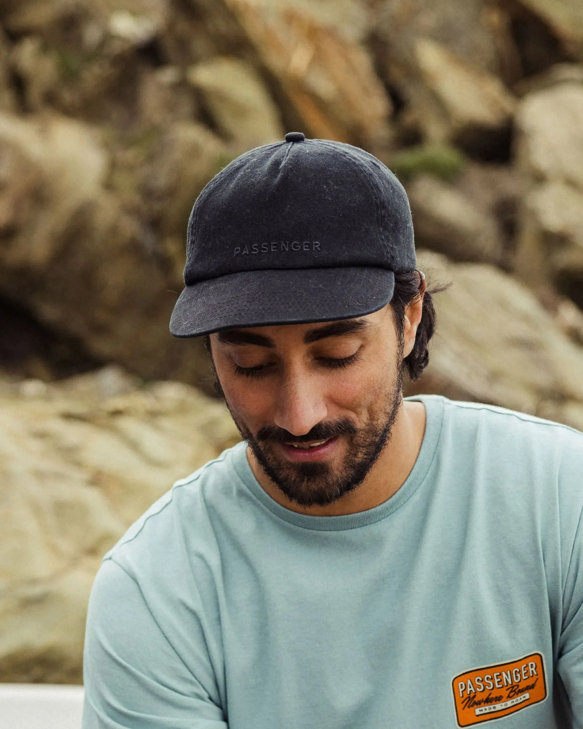 Byron Recycled Hat - Faded Black