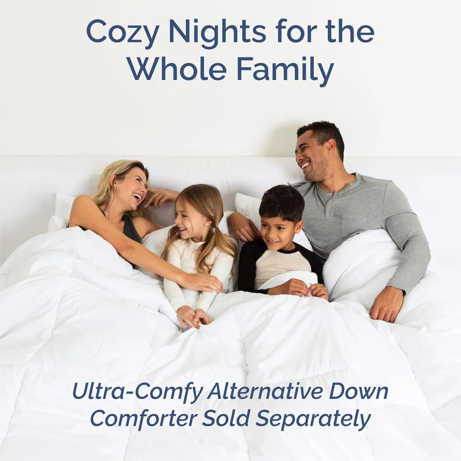 Cal King 6 Piece Sheet Set - Comfy, Breathable & Cooling - Hotel Luxury Bedding for Women, Men, Kids & Teens - 1 Flat & 1 Fitted Sheet & 4 Pillowcases w/Deep Pockets - Soft and Wrinkle Free - White