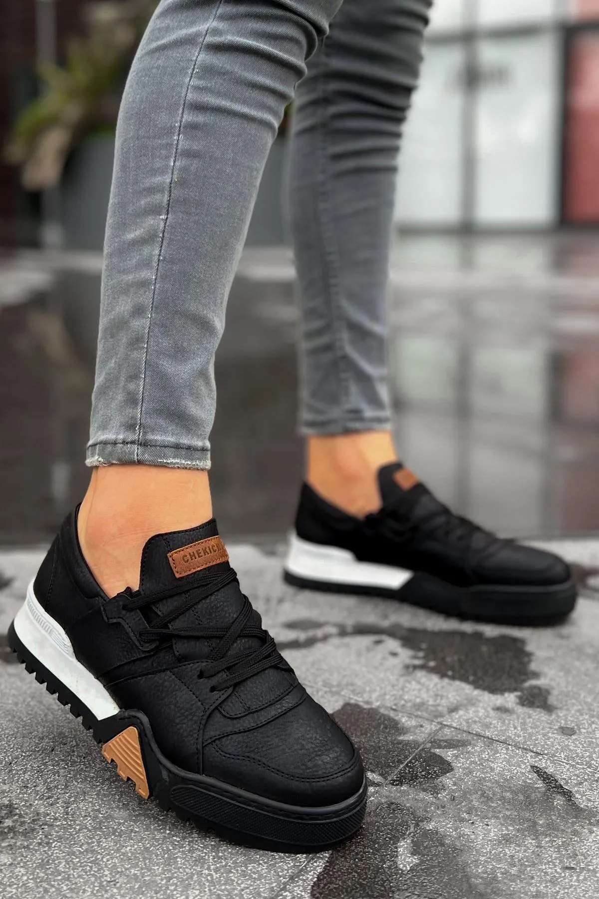 CH067 SBT Men's Sneaker Shoes BLACK / BLACK
