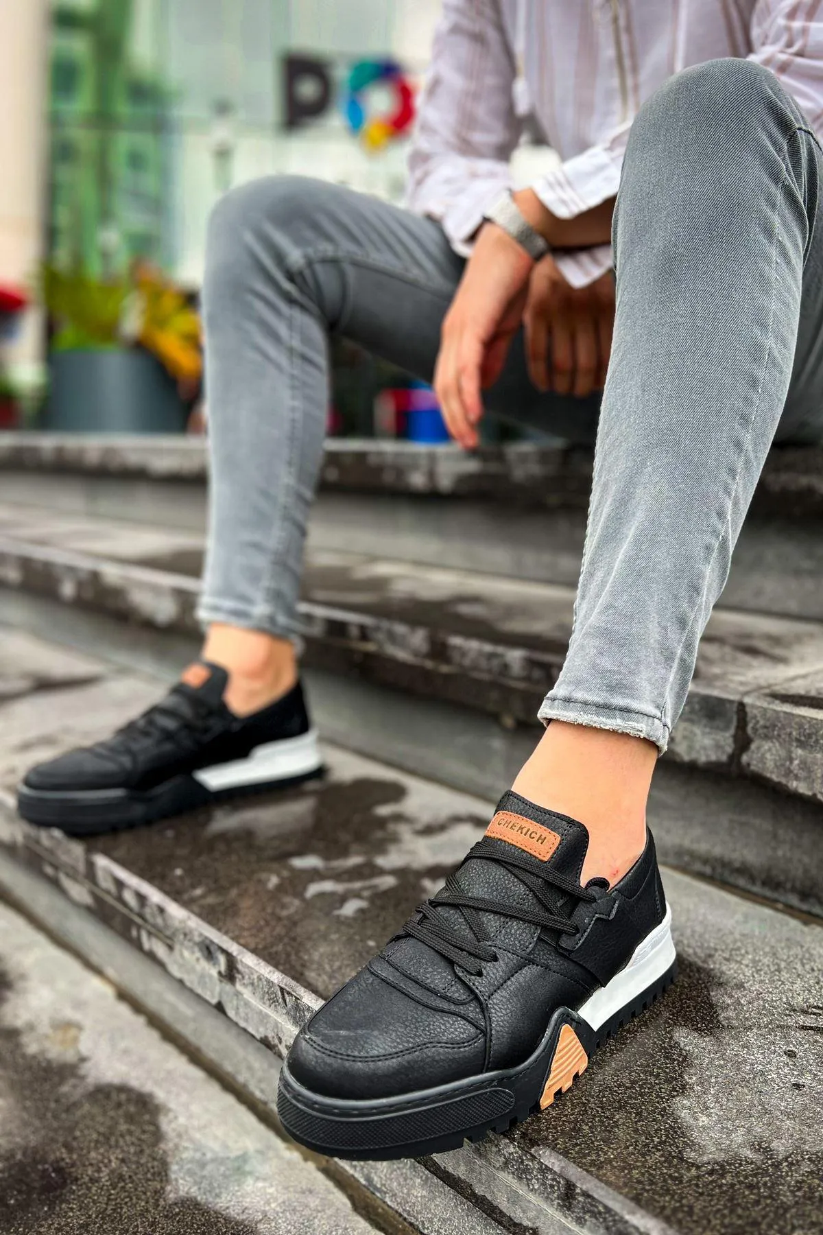CH067 SBT Men's Sneaker Shoes BLACK / BLACK