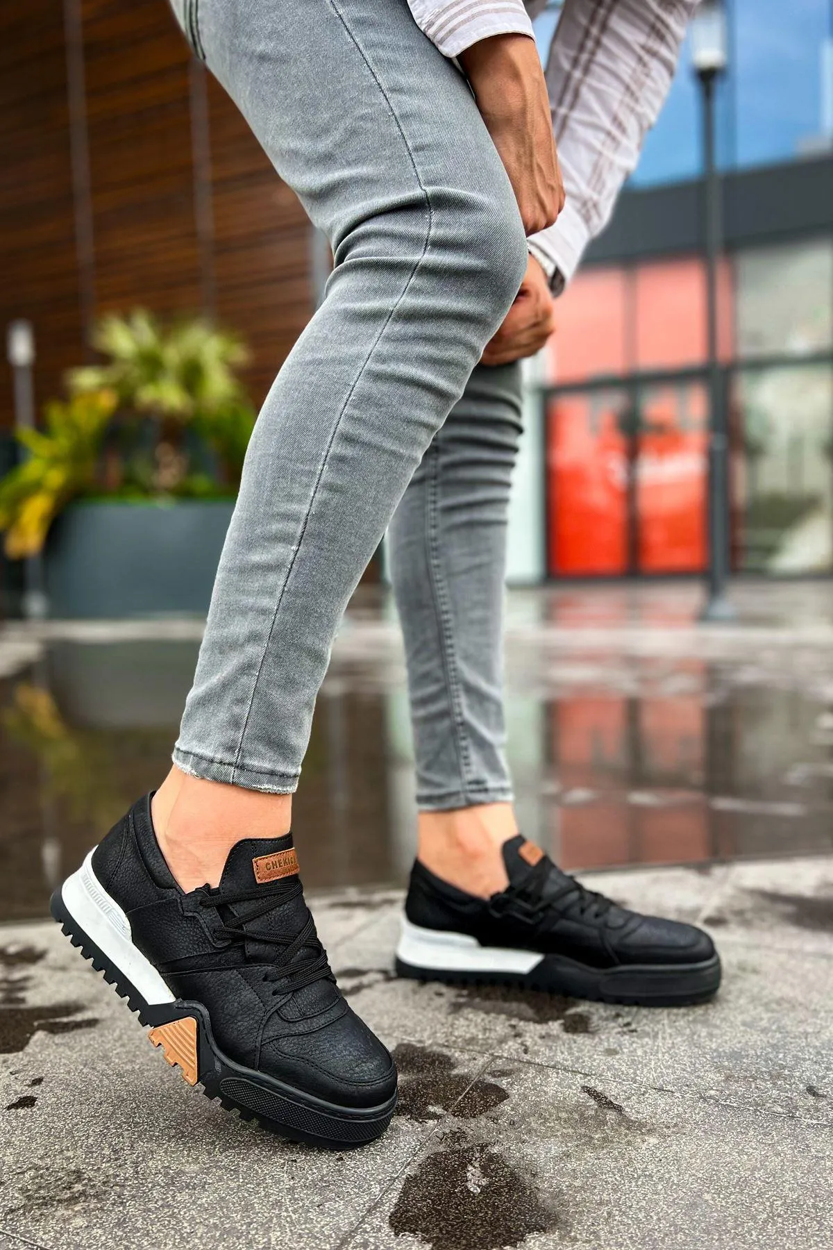 CH067 SBT Men's Sneaker Shoes BLACK / BLACK