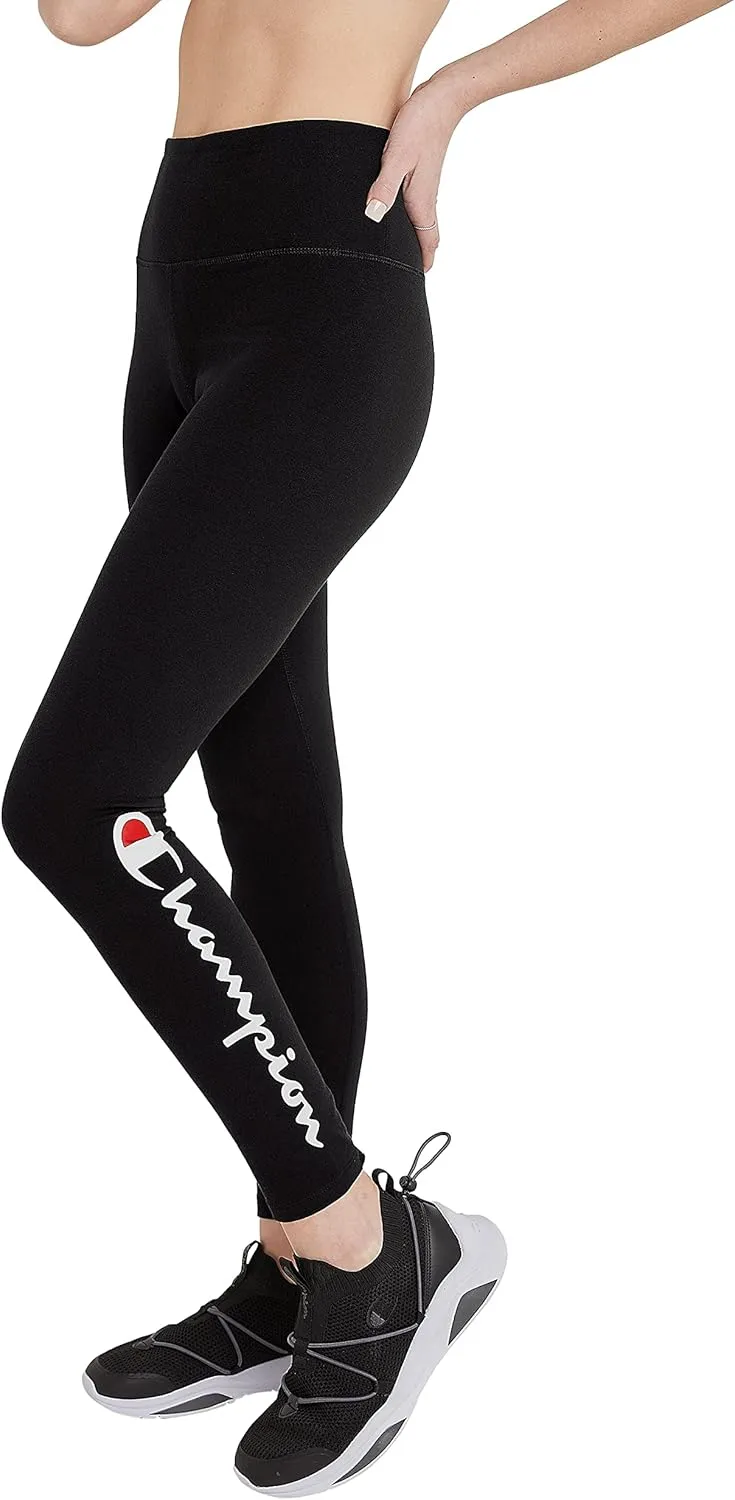Champion Women'S Leggings, Authentic, Moisture Wicking, 7/8 Leggings For Women, 25 (Plus Size Available)