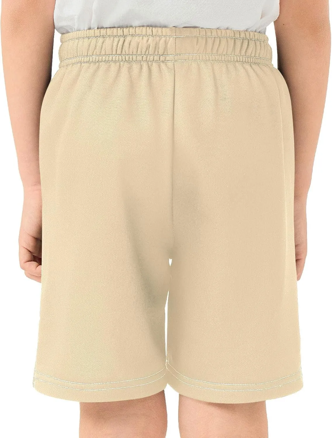 CHIFIGNO Youth Boy Shorts Moccasin Elastic Waist Athletic Shorts with Pockets Outdoor 7-15Y