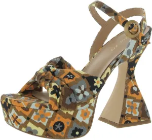 Circus NY by Sam Edelman Women's Audrea Platform Sandal Dk Bourbon 7.5 Medium