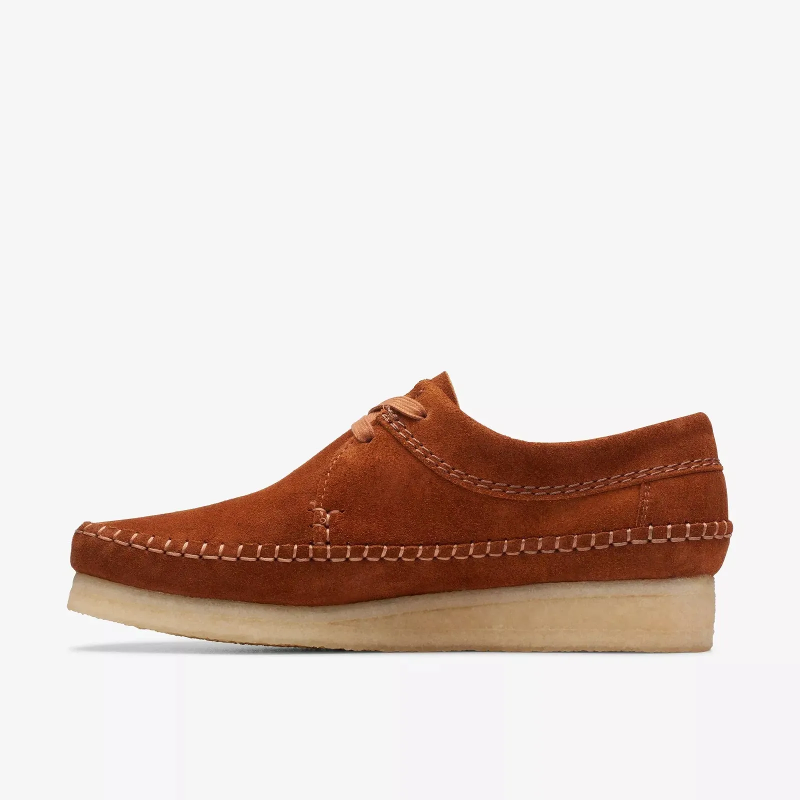 Clarks Women's Wallabee Weaver Ginger Suede 26173256