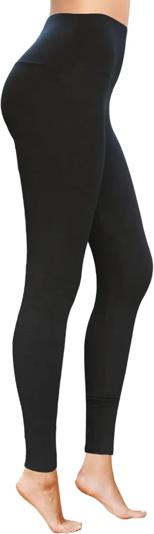 COMFY FOREVER Leggings for Women W/5' High Waist Tummy Control Ankle Length Pants