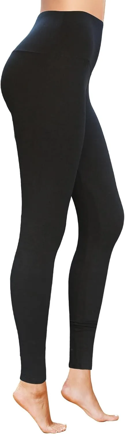 COMFY FOREVER Leggings for Women W/5' High Waist Tummy Control Ankle Length Pants