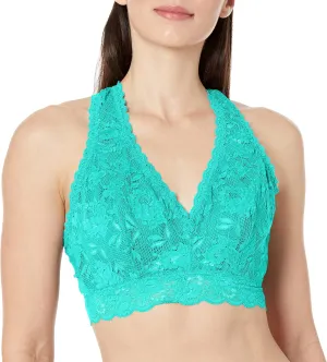 Cosabella Never Say Never Curvy Racie Racerback Bralette - Wireless Lace Bralette for Women, Plus Size Bra for DD Cups and Up