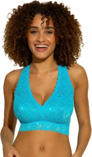 Cosabella Never Say Never Curvy Racie Racerback Bralette - Wireless Lace Bralette for Women, Plus Size Bra for DD Cups and Up