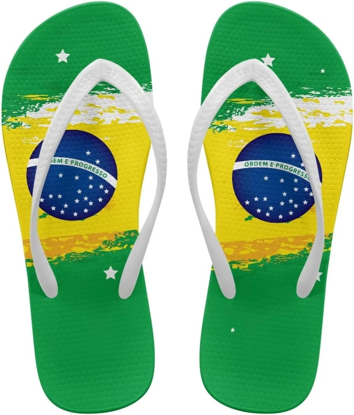 Customized Flip Flops for Women Comfortable Sandals Shower & Walking White Thong Sandals Size 35-40