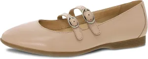 Dansko Leeza Ballerina Flats for Women - Comfortable Flat Shoes with Arch Support - Versatile Casual to Dressy Footwear - Lightweight Rubber Outsole