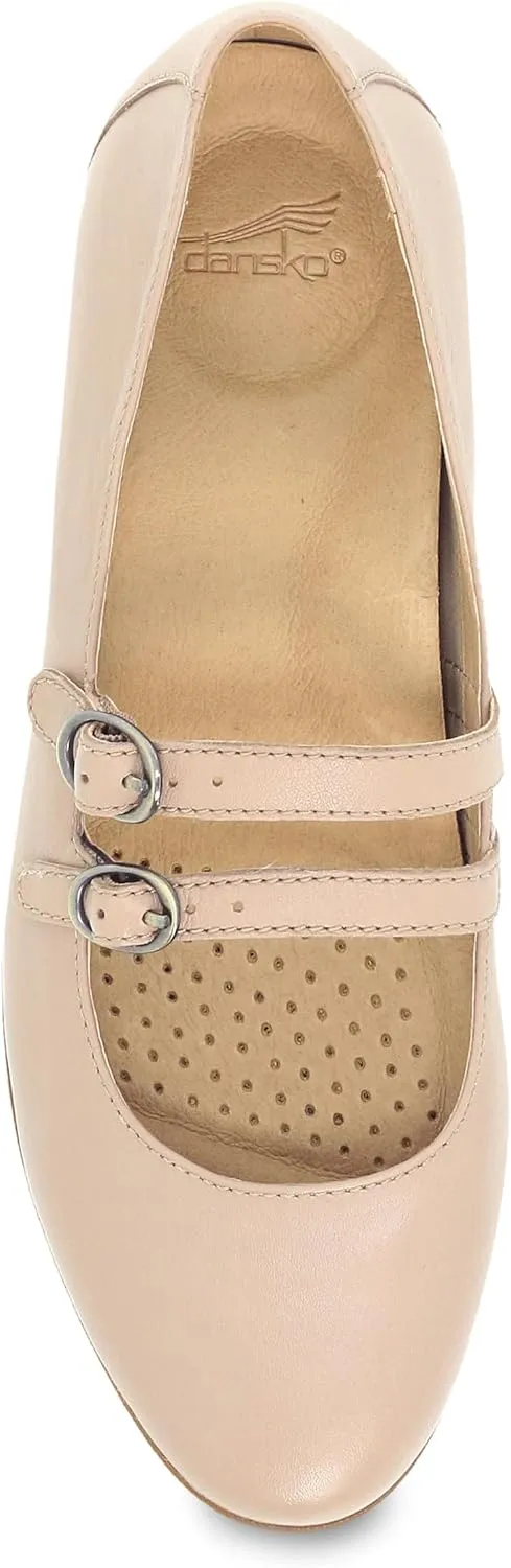 Dansko Leeza Ballerina Flats for Women - Comfortable Flat Shoes with Arch Support - Versatile Casual to Dressy Footwear - Lightweight Rubber Outsole