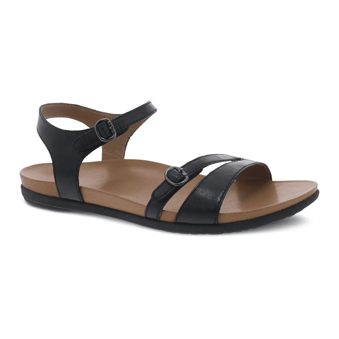 Dansko Women's Janelle Black Glazed Kid Leather 6210500200