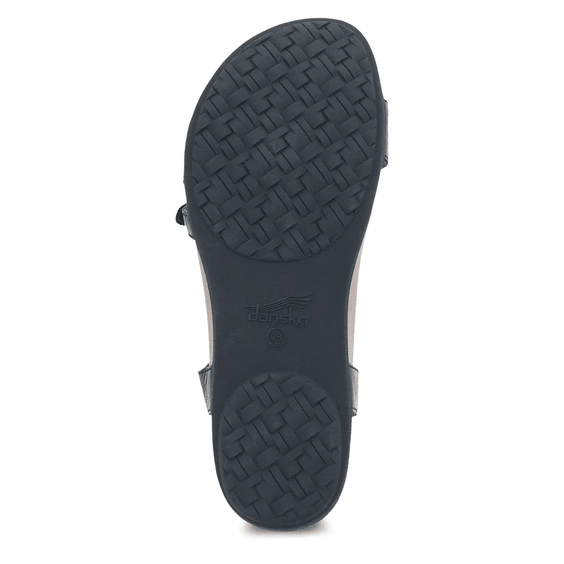 Dansko Women's Janelle Black Glazed Kid Leather 6210500200