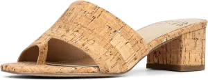 Donald J Pliner Women's Naia Sparkle Cork Heeled Sandal