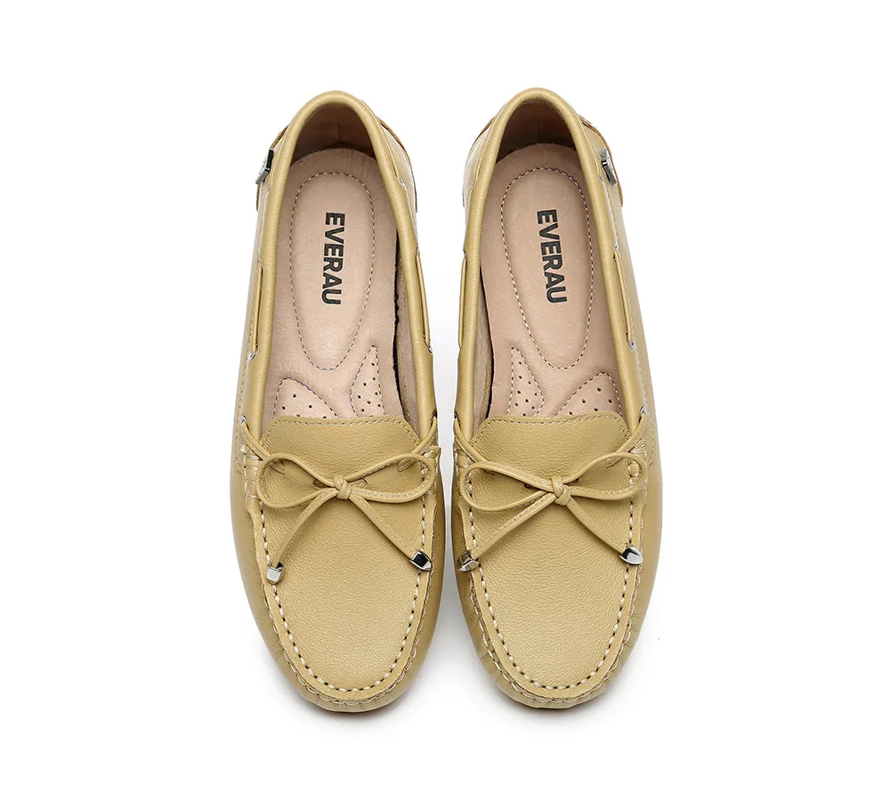 EVERAU® Women Leather Casual Summer Moccasin Frida