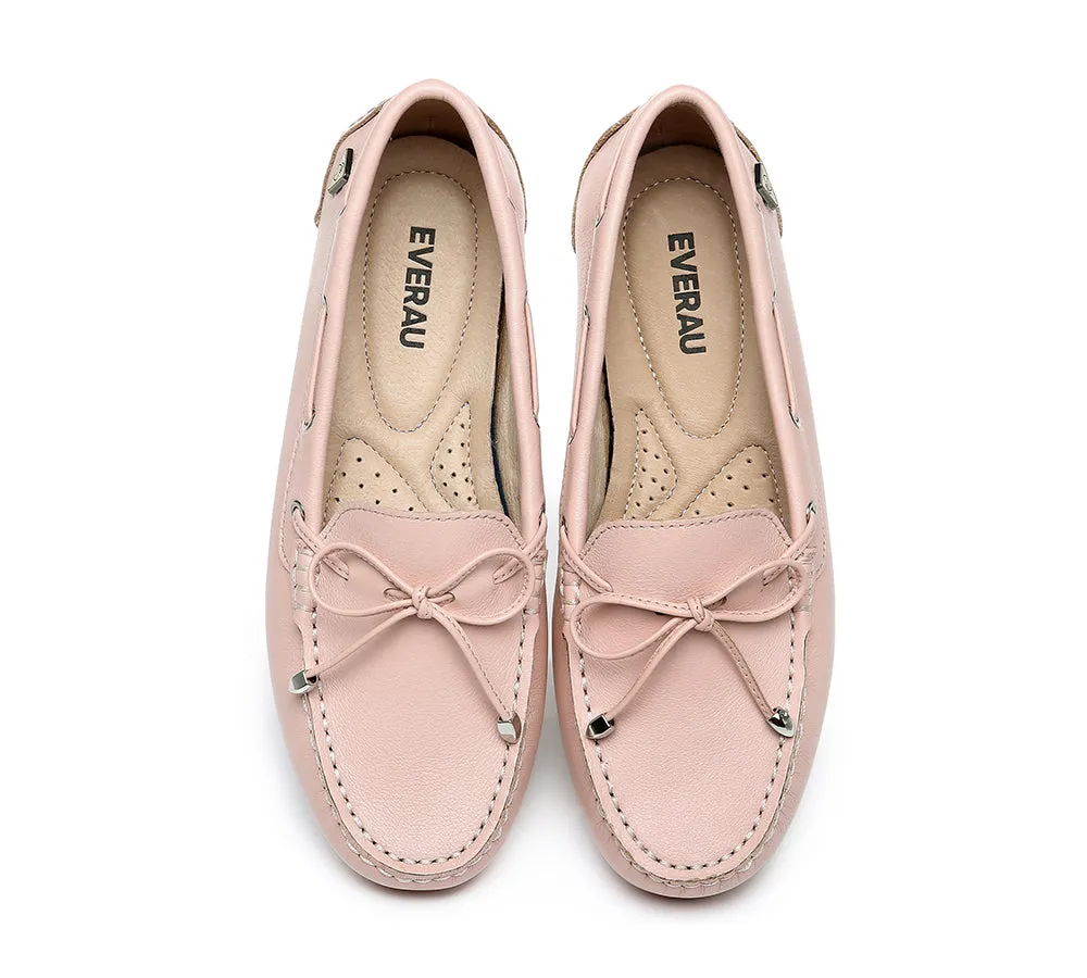 EVERAU® Women Leather Casual Summer Moccasin Frida