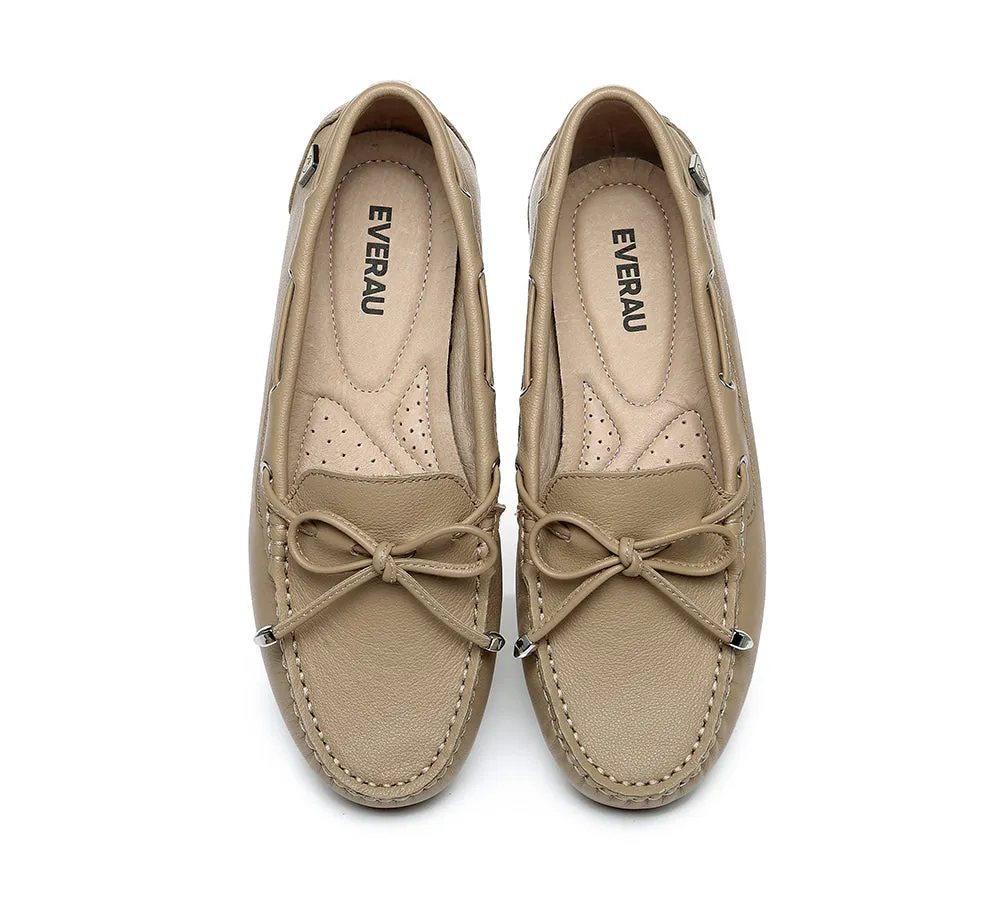 EVERAU® Women Leather Casual Summer Moccasin Frida