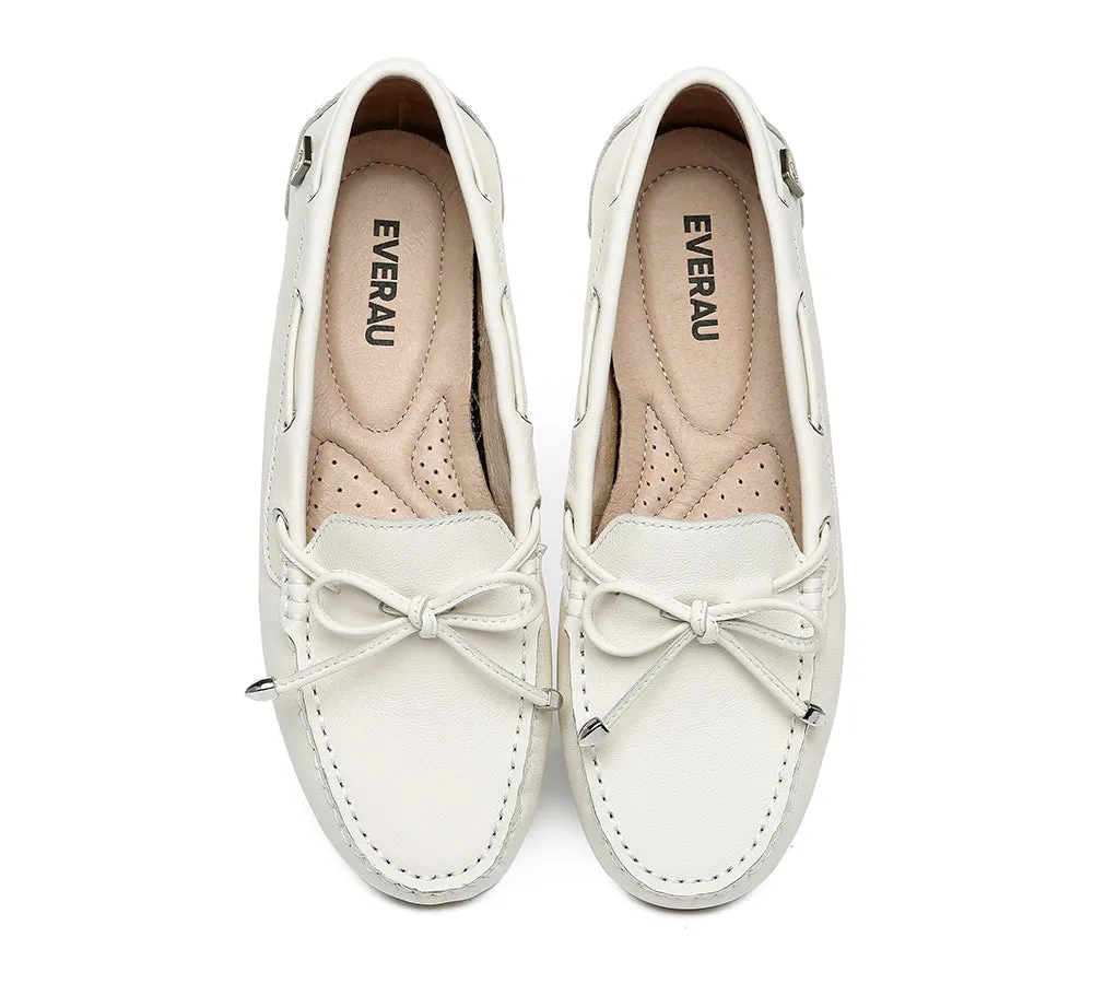 EVERAU® Women Leather Casual Summer Moccasin Frida