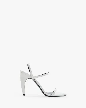 Fame Sandal in White Leather