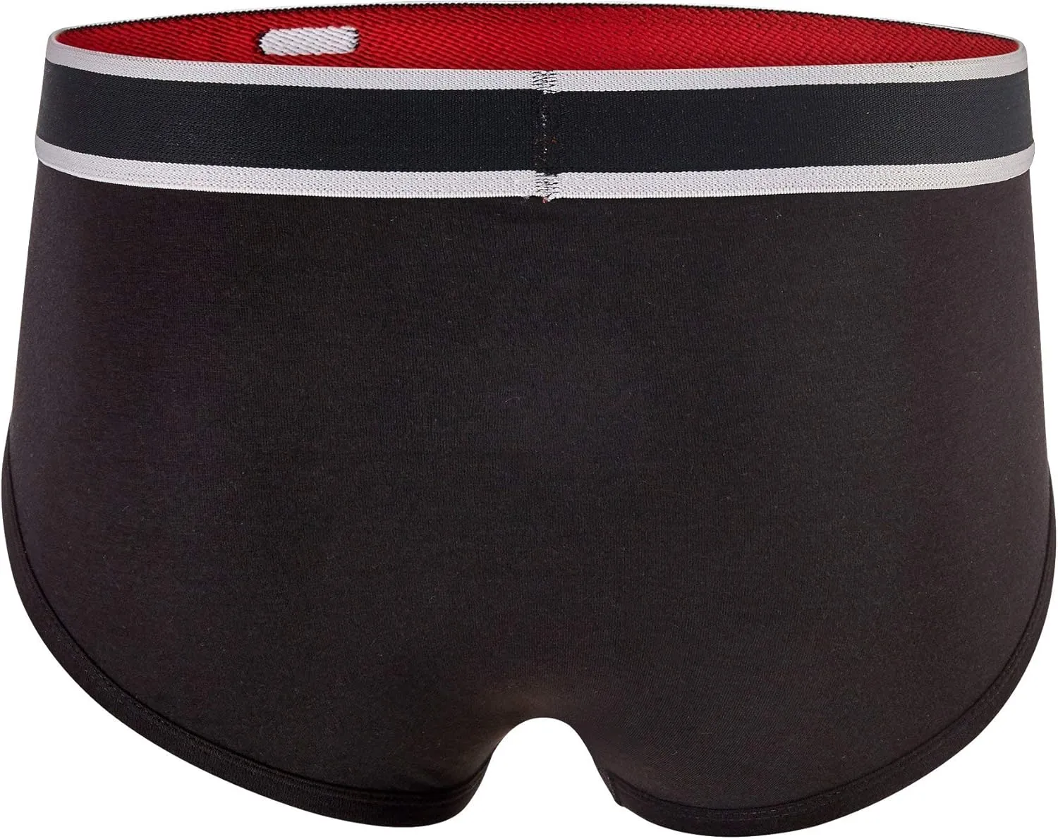 Fila Men's Regular Rise Brief Fly Front with Pouch, 4-Pack of Tagless Underwear