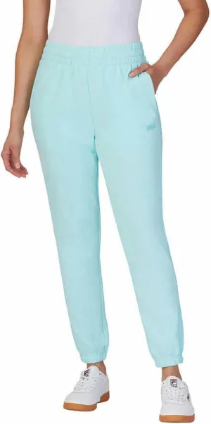 Fila Womens French Terry Jogger (US, Alpha, Small, Regular, Regular, Blue Tint)