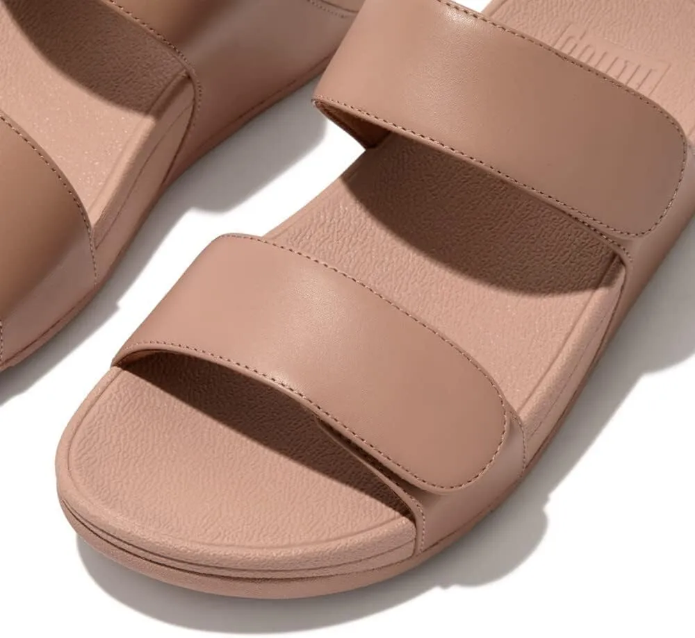 FitFlop Women's LULU Adjustable Leather Slides