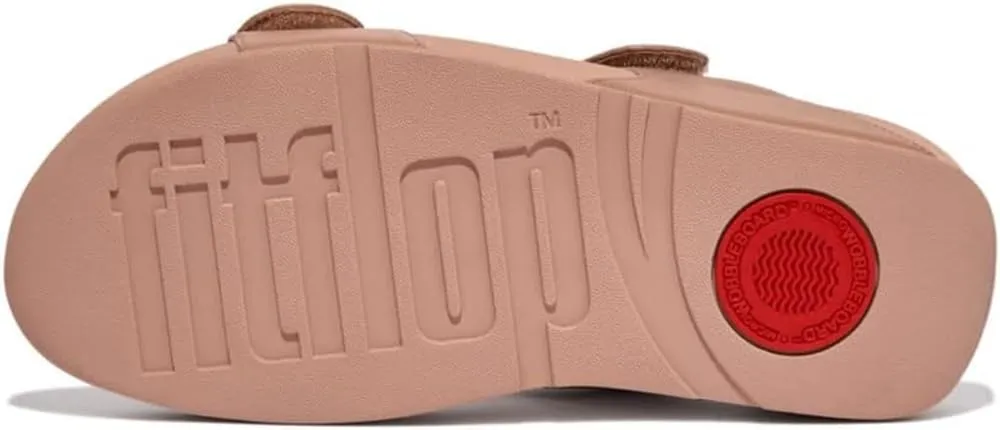 FitFlop Women's LULU Adjustable Leather Slides