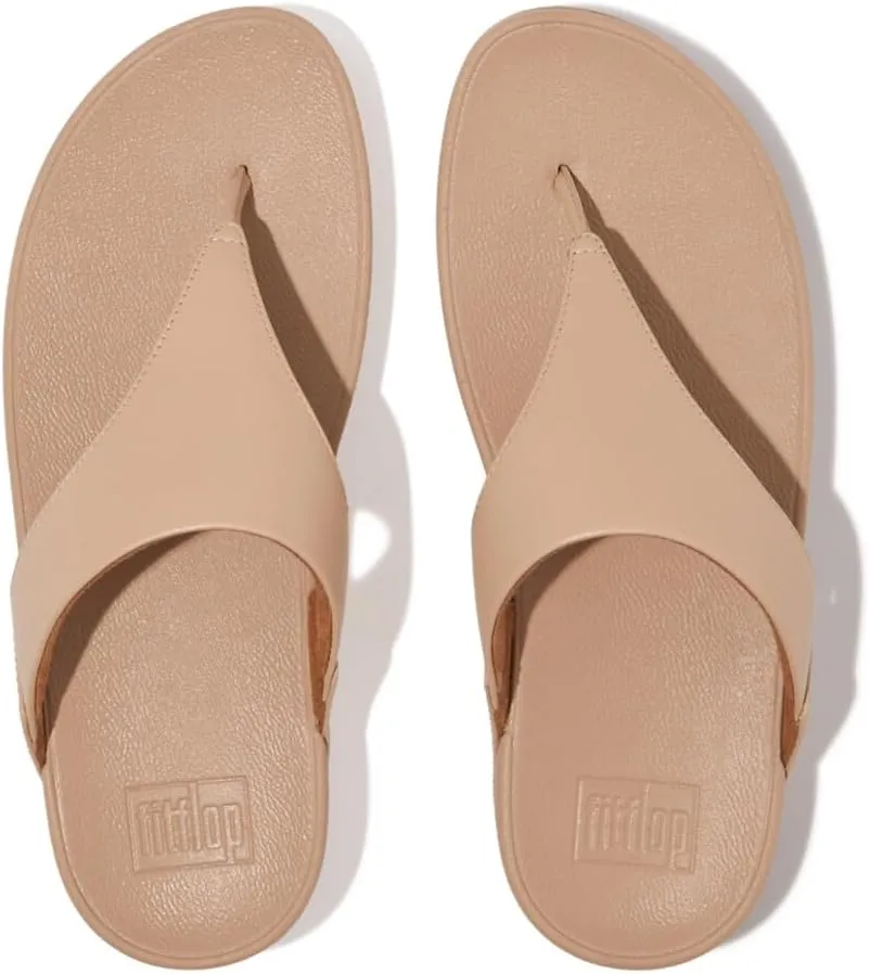 FitFlop Women's Lulu Leather Toepost Wedge Sandal