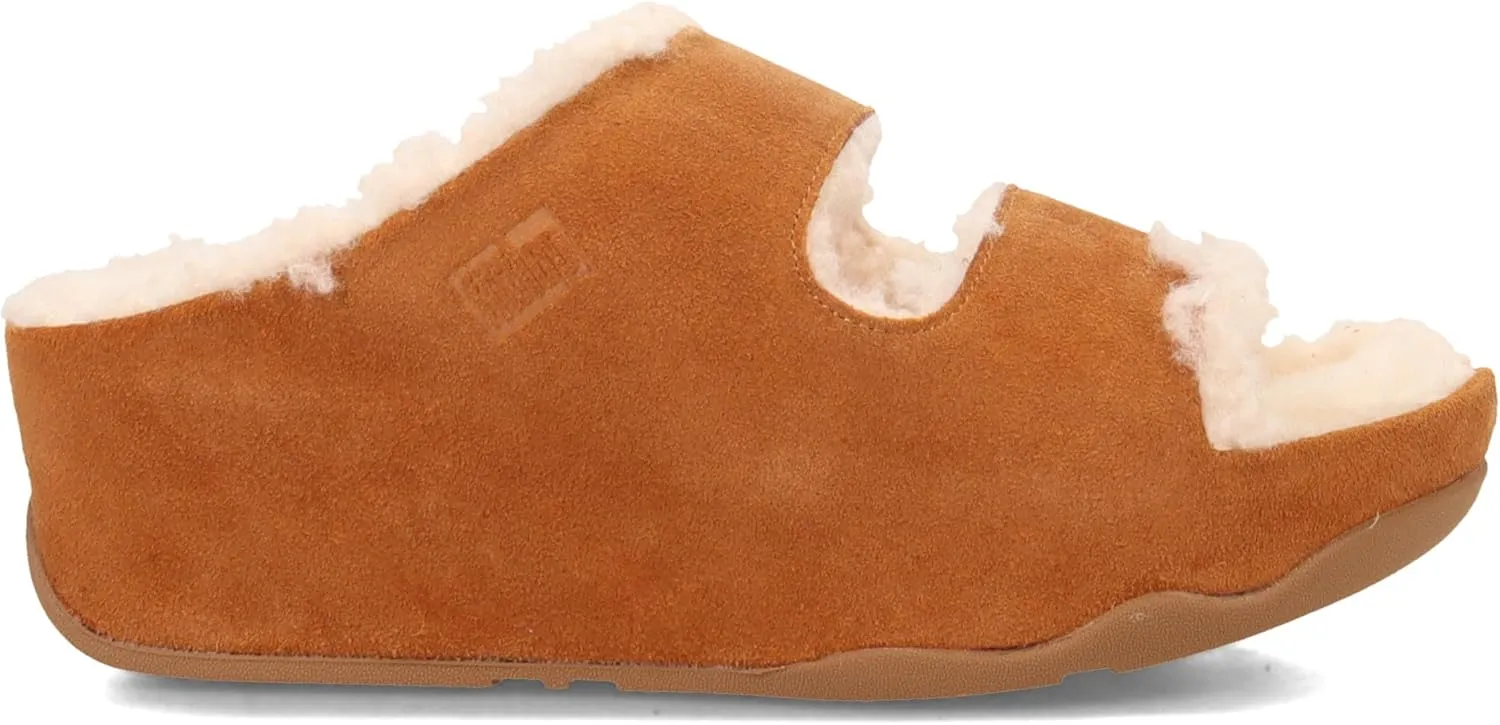 FitFlop Women's, Shuv Two-Bar Shearling Sandal
